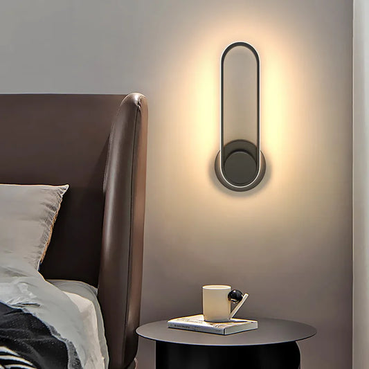 Modern LED Wall Light | 330° Rotating Aluminium Sconce | Adjustable Bedroom