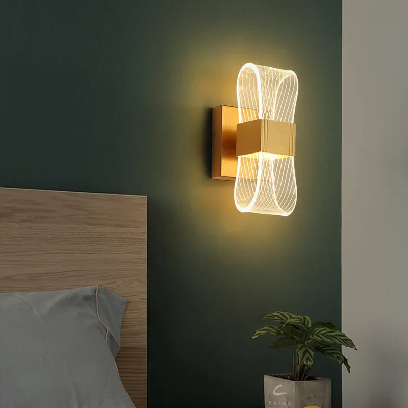 Nordic Luxury LED Wall Lamp | Modern Aluminium Decorative Light | Bedroom