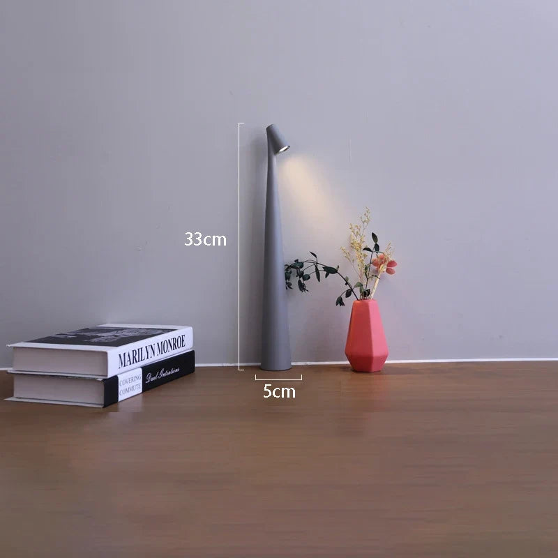 Glowora | LED Table Lamp | Rechargeable & Touch Dimmable | Touch Control Bedside
