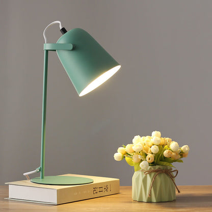 Nordic Metal LED Desk Lamp | Minimalist Reading & Study Light | Bedside