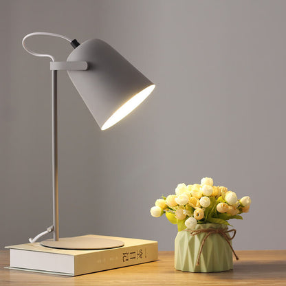 Nordic Metal LED Desk Lamp | Minimalist Reading & Study Light | Bedside