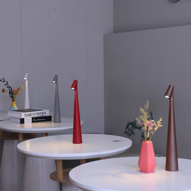 Glowora | LED Table Lamp | Rechargeable & Touch Dimmable | Touch Control Bedside
