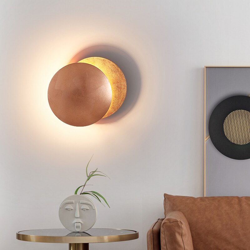 Lunaris Wall Light | Modern Solar Eclipse Inspired Wall Sconce | Bedroom