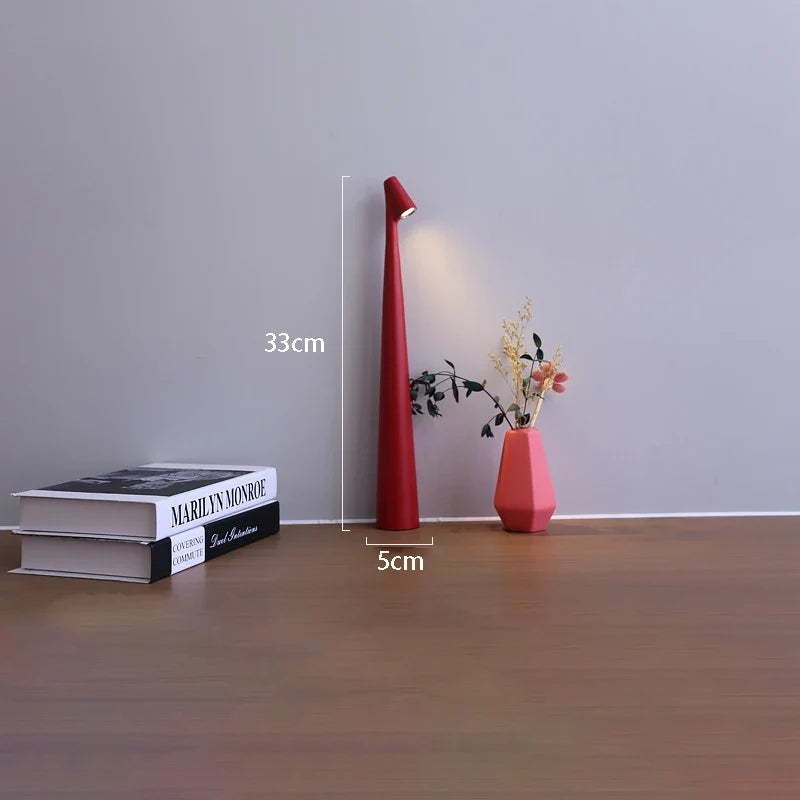 Glowora | LED Table Lamp | Rechargeable & Touch Dimmable | Touch Control Bedside
