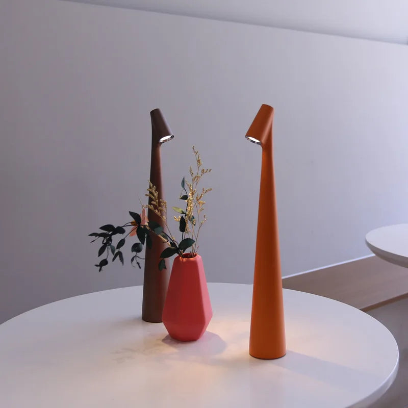 Glowora | LED Table Lamp | Rechargeable & Touch Dimmable | Touch Control Bedside