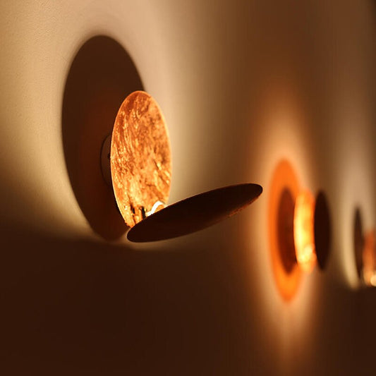 Lunaris Wall Light | Modern Solar Eclipse Inspired Wall Sconce | Bedroom