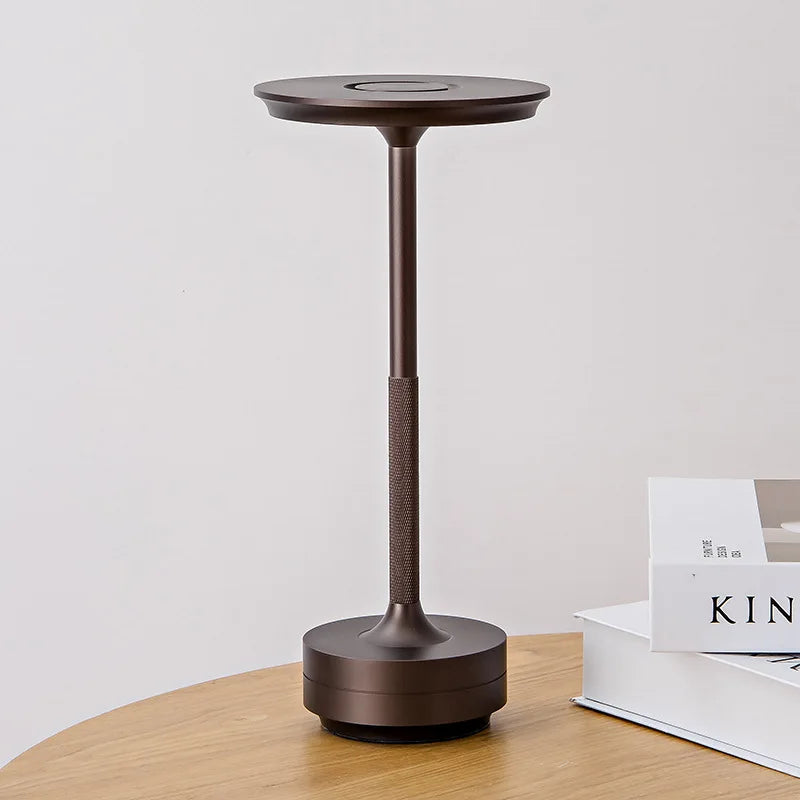 Rechargeable Touch Desk Lamp | Dimmable LED Table Light | Aluminium Touch Control Bedside
