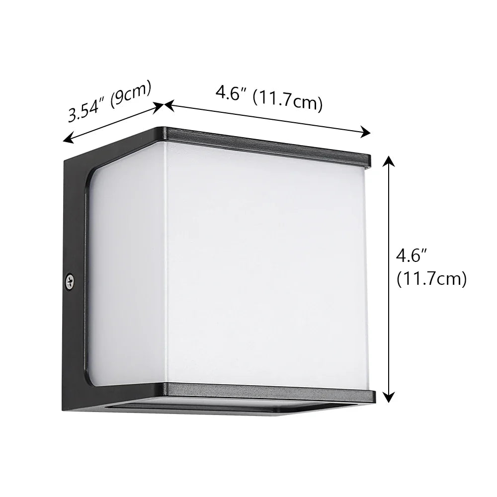 AeroCube Outdoor Wall Light | Modern Waterproof LED | Garden