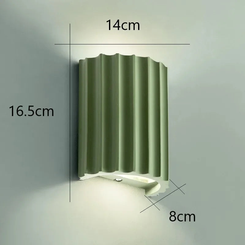 Nordic Modern Resin Wall Lamp | Stylish Indoor Wall Light | Bedroom