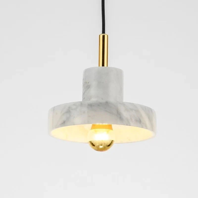 Marble Pendant Lamp | Natural Stone Postmodern Design | Pendant Light Dining Room