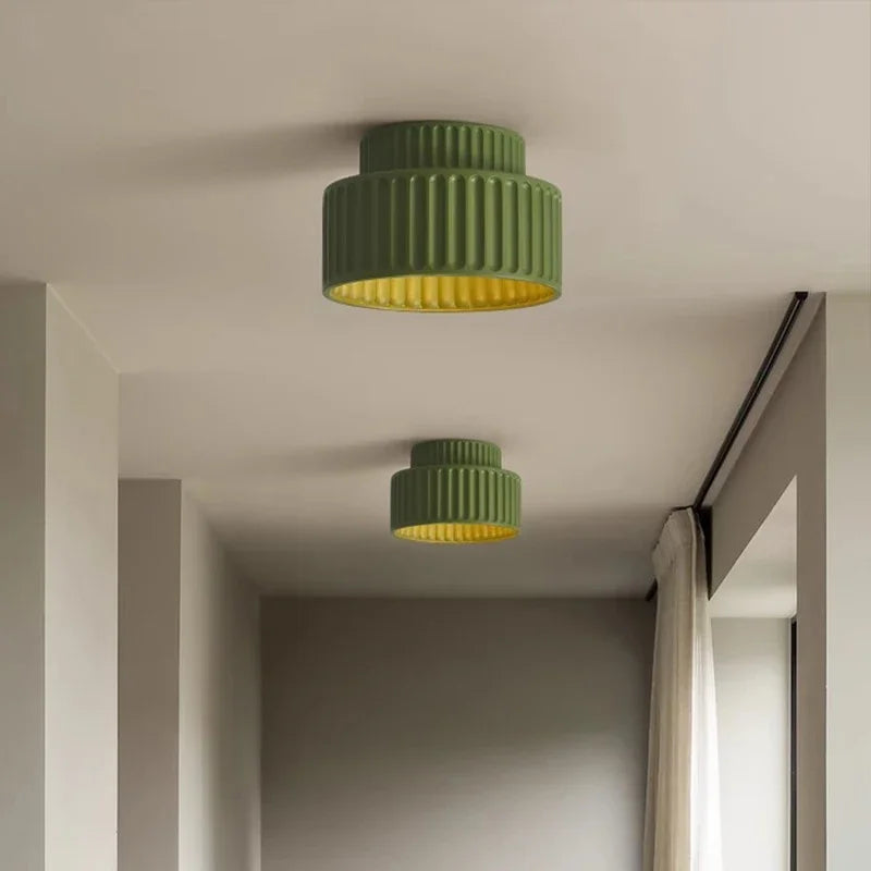 Nordic Ripple Ceiling Light | Sculptural Form, Soft Illumination | Bedroom