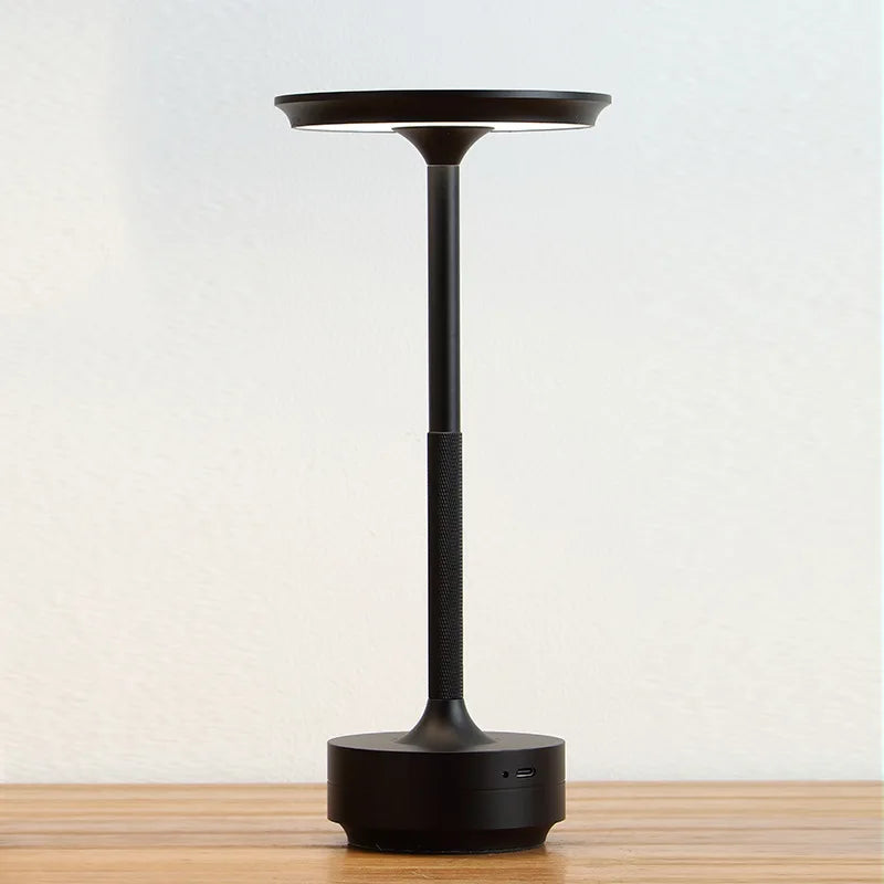 Rechargeable Touch Desk Lamp | Dimmable LED Table Light | Aluminium Touch Control Bedside