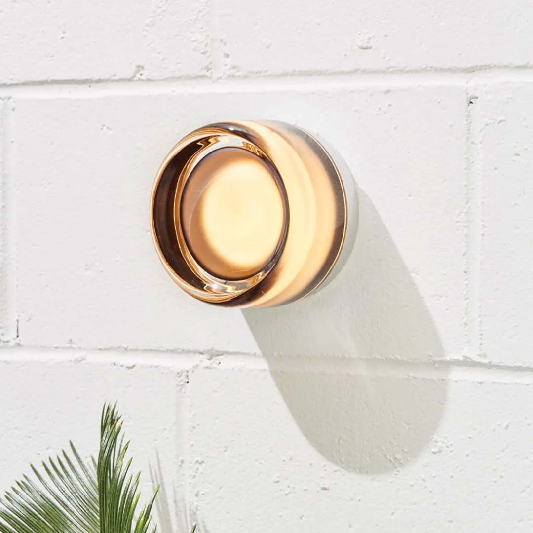 Solaria Wall Lamp | Modern LED Sconce Light | Glass Metal Adjustable Garden