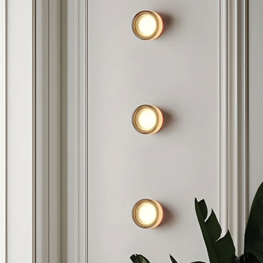 Solaria Wall Lamp | Modern LED Sconce Light | Glass Metal Adjustable Garden