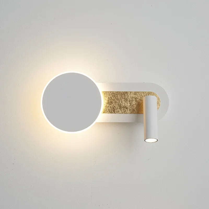 HaloBeam Wall Light | Modern Nordic Dual LED Design | Adjustable Bedroom