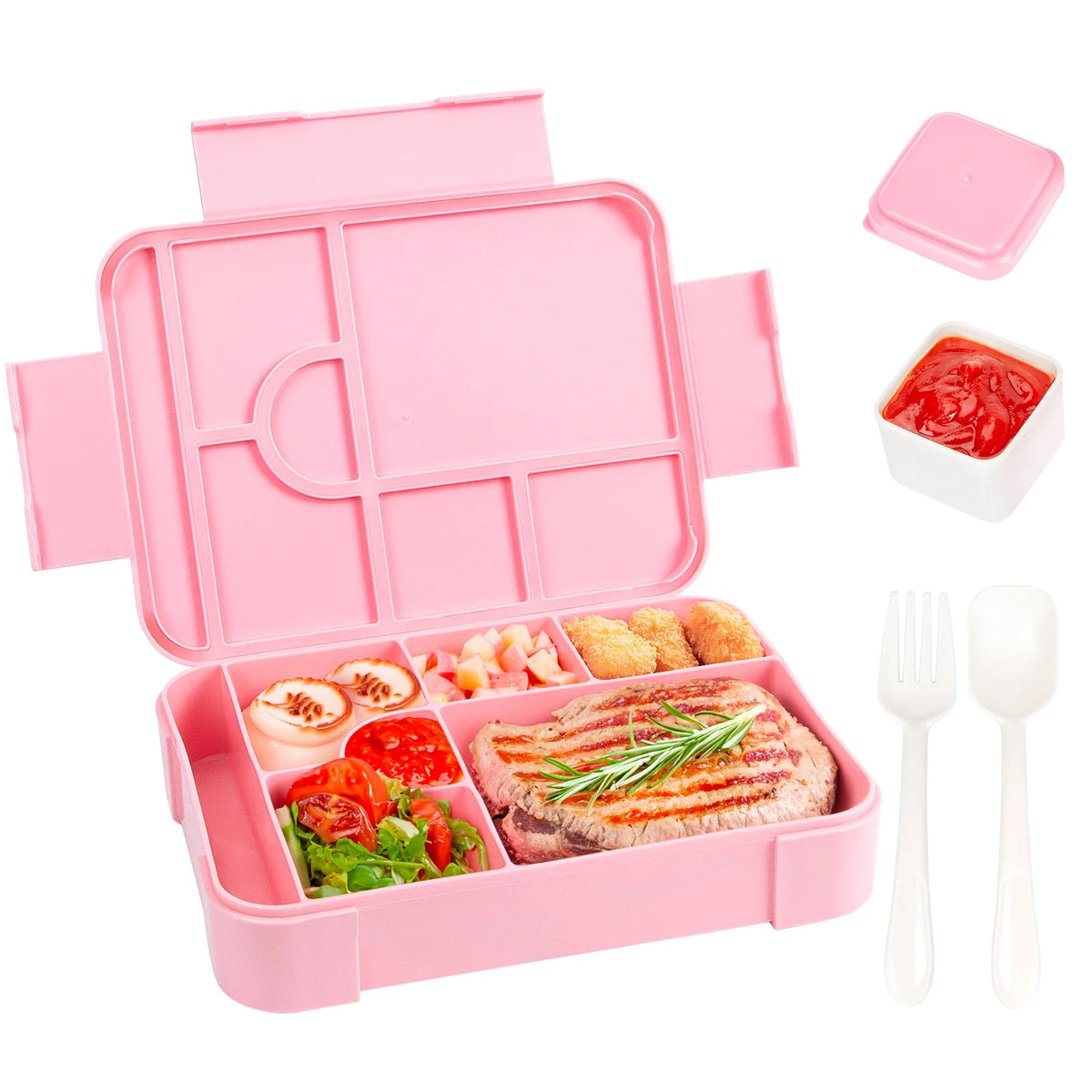 BentoMax | 1330ml Large Capacity Leak-Proof Bento Lunch Box | Microwave & Portable Food