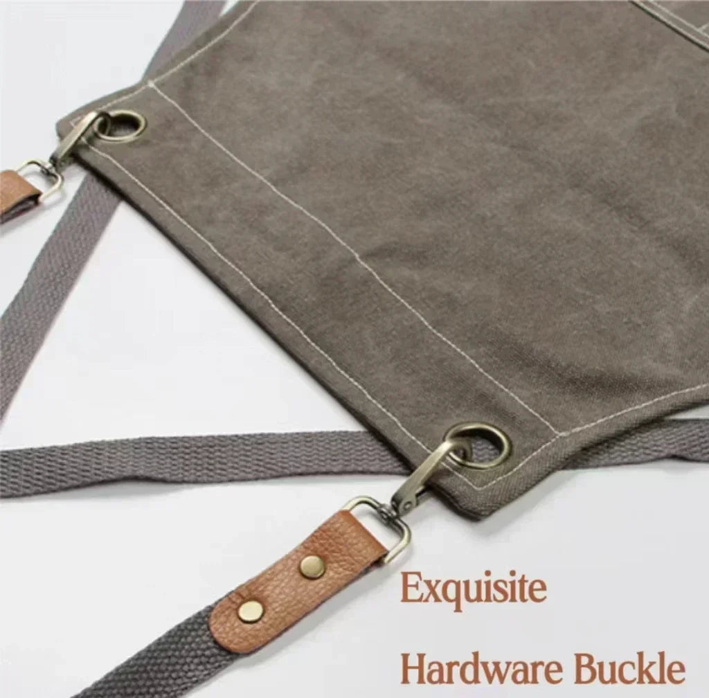 ProWear | Canvas Kitchen Apron | Unisex Chef & Workwear | Kitchen Essential Soft-Touch Fabric