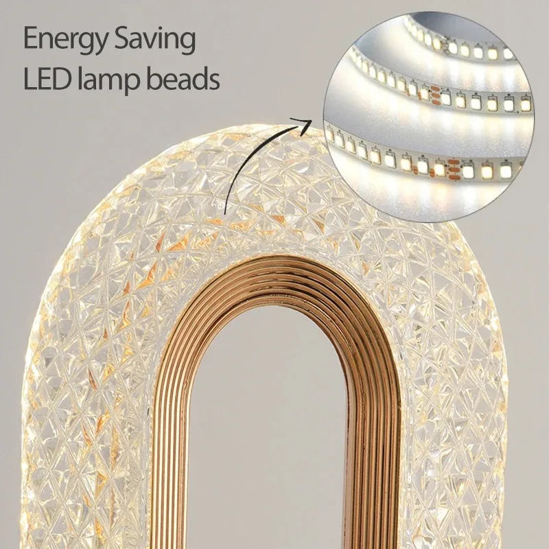 Stellora | 3D Crystal LED Night Light | Rechargeable Touch Dimming Lamp | Clear Acrylic Bedside