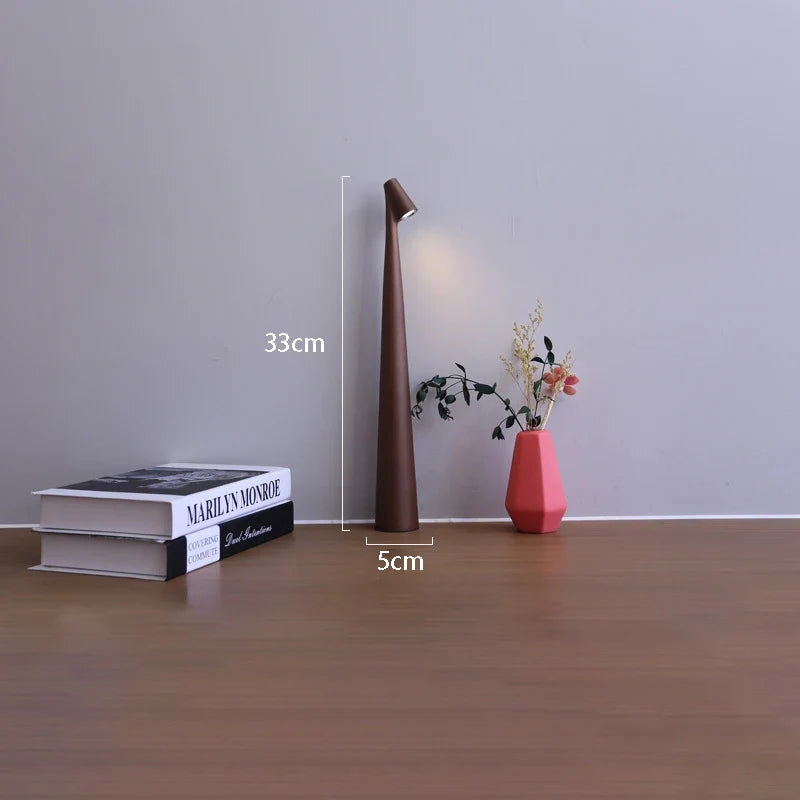Glowora | LED Table Lamp | Rechargeable & Touch Dimmable | Touch Control Bedside