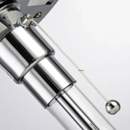 Wilhelm Bauhaus Table Lamp | Designer Nordic Glass Lamp | Polished Chrome Bedside