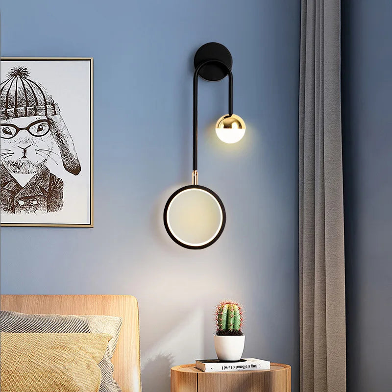 Orbis Wall Light | Modern Nordic LED Design | Bedroom