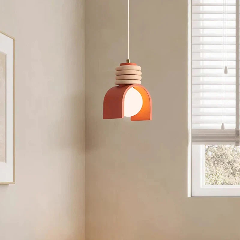 Wabi-Sabi Pendant Light | Japanese Minimalist Resin Design | Japanese-minimalist Dining Room