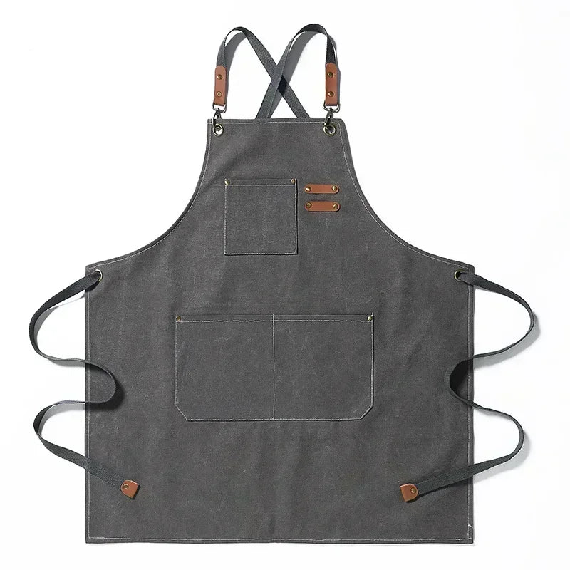 ProWear | Canvas Kitchen Apron | Unisex Chef & Workwear | Kitchen Essential Soft-Touch Fabric