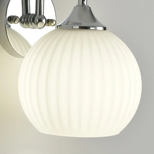 Quashion Wall Lamp | Chrome Modern Minimalist Design | Wall Light Glass Bedroom