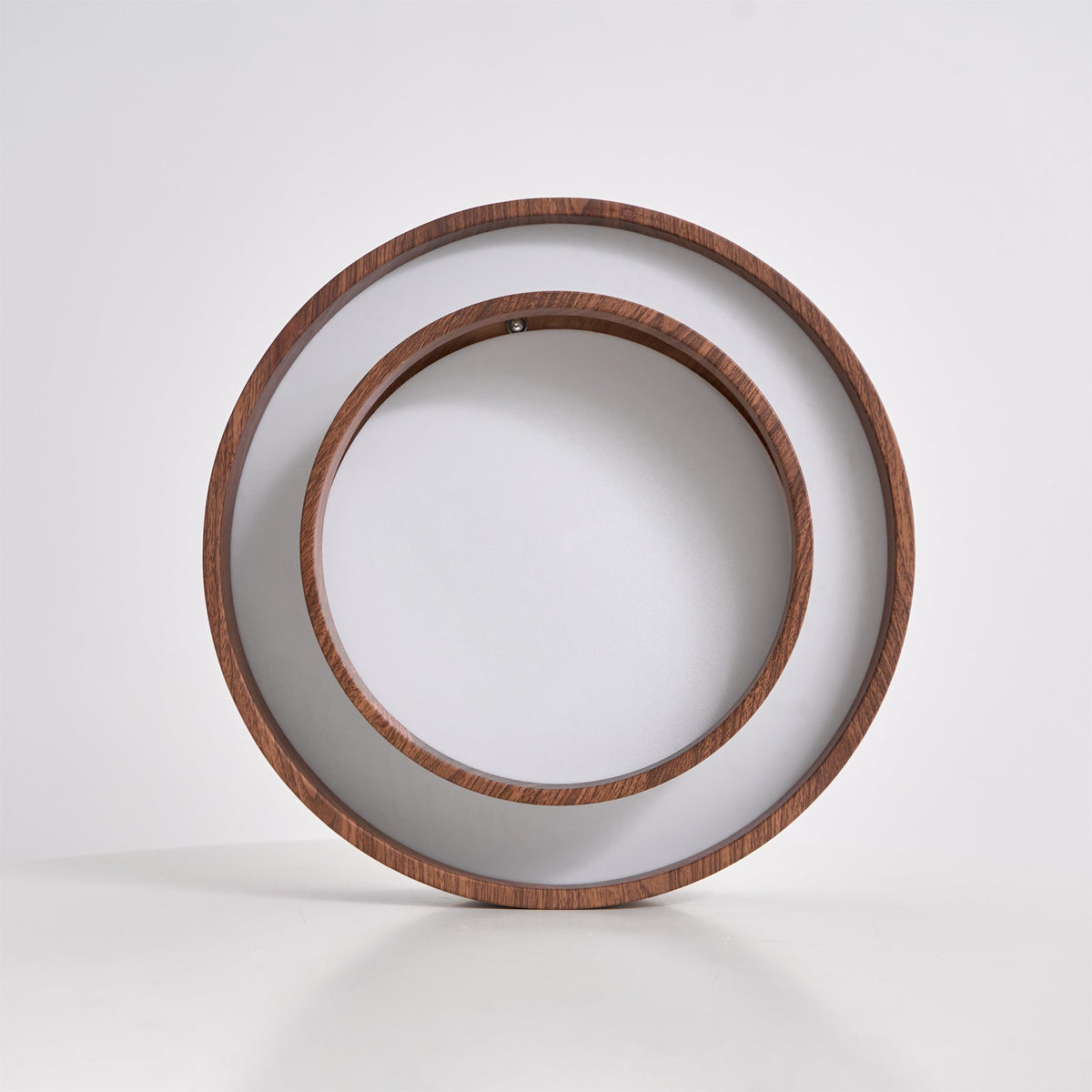 Vaako Ceiling Lamp | Walnut Finish LED Ceiling Light | Wood Bedroom