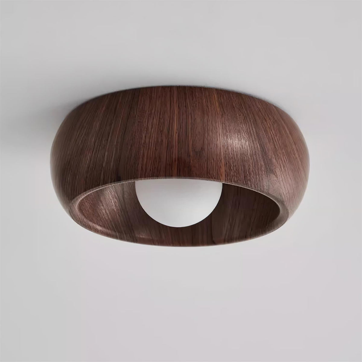 Albanora Ceiling Lamp | Minimalist Modern Wooden LED Fixture | Ceiling Light Wood Nordic