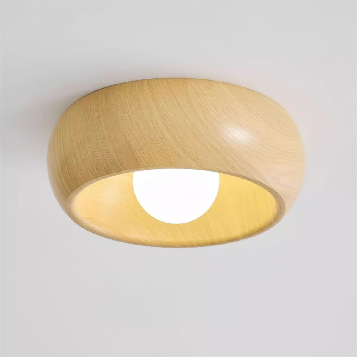 Albanora Ceiling Lamp | Minimalist Modern Wooden LED Fixture | Ceiling Light Wood Nordic