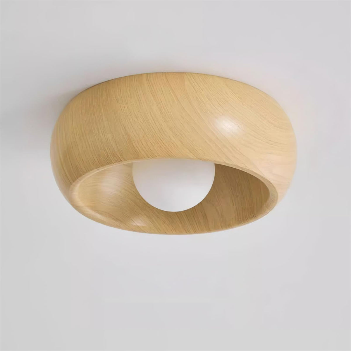 Albanora Ceiling Lamp | Minimalist Modern Wooden LED Fixture | Ceiling Light Wood Nordic