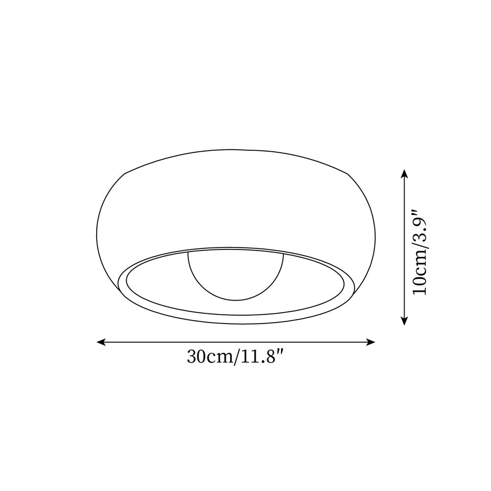 Albanora Ceiling Lamp | Minimalist Modern Wooden LED Fixture | Ceiling Light Wood Nordic