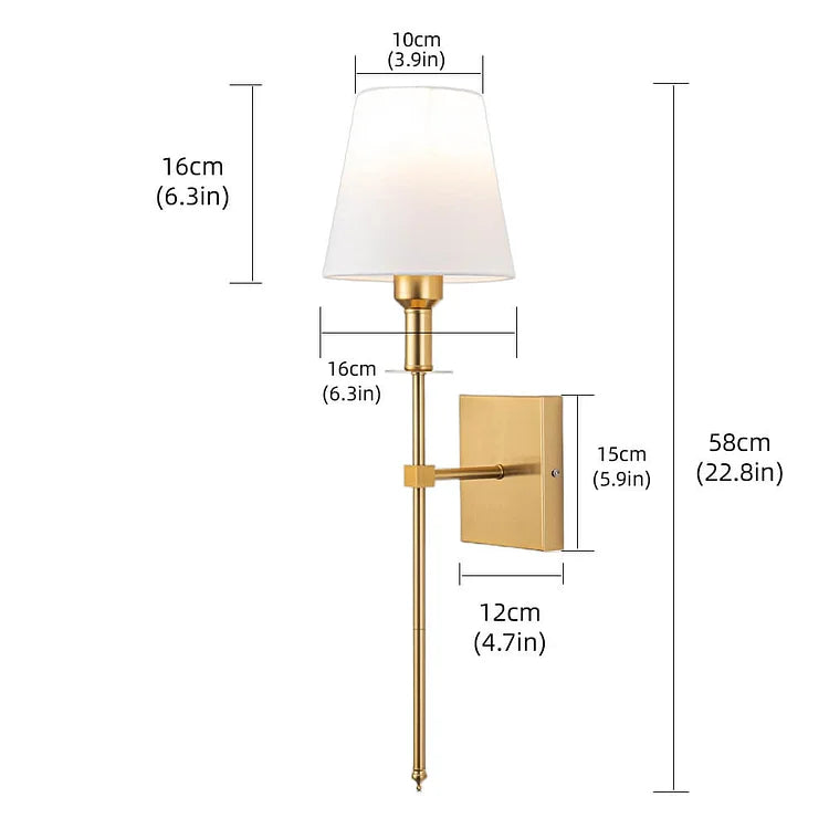 Rechargeable Wireless Wall Light (2 Pack) | Metal Soft-Touch Fabric Bedroom