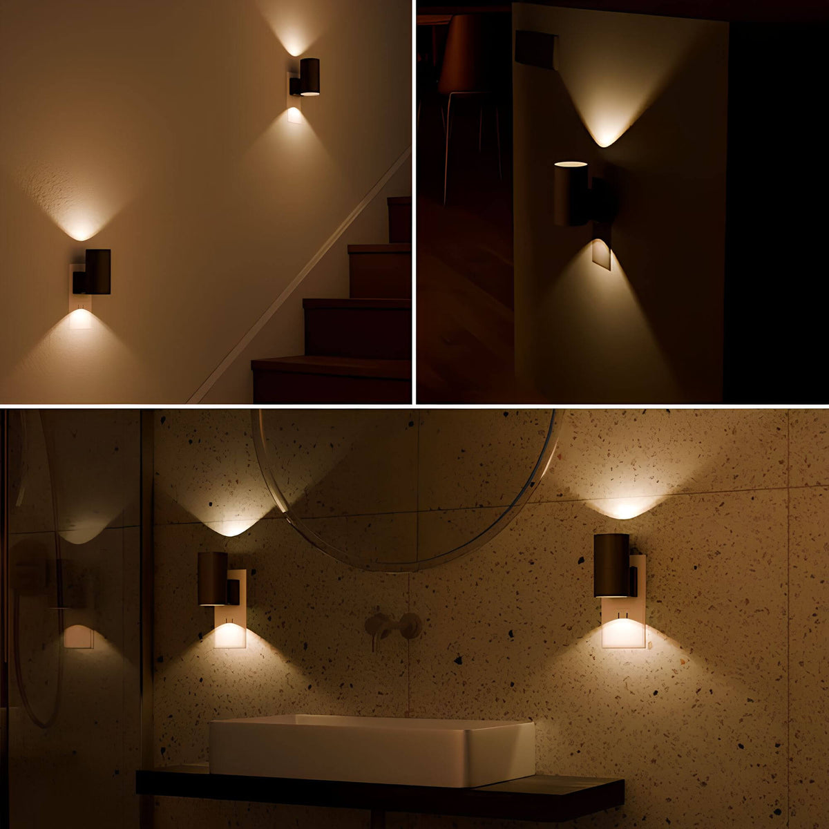 NightNova LED Night Light | Smart Dimmable Plug-in Lamp | Adjustable Bedside