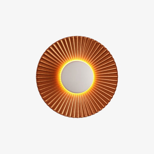 Hasna SunRay Wall Lamp | Modern Metallic Sun Design | Wall Light LED Bedroom