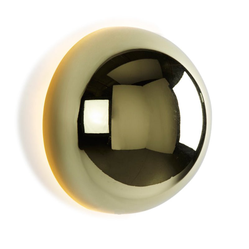 Bauhaus Eclipse Wall Lamp | Gold Finish Modern Art Light | Solar Bedroom