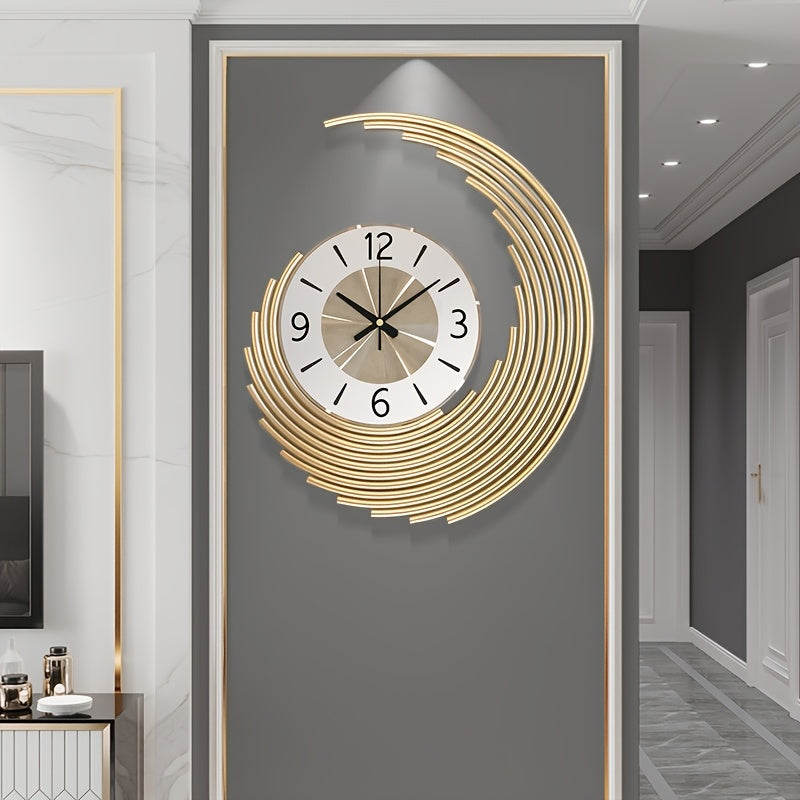Modern 3D Metal Wall Clock | Silent Quartz Movement Decorative Clock | Japanese-minimalist