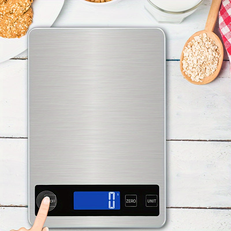 15kg Digital Kitchen Scale | USB Rechargeable Precision Food Weighing Scale | Kitchen Essential