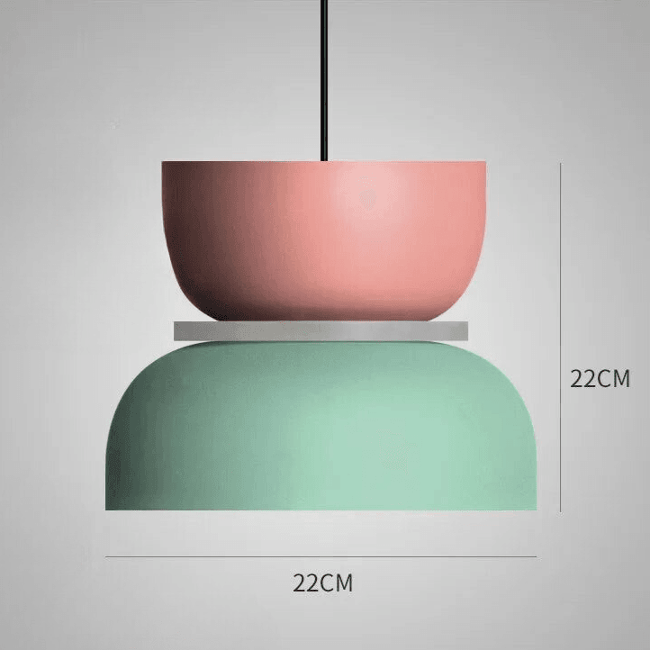 Chico Pendant Lamp Collection | Playful Nordic Colour | Pendant Light Metal LED Dining Room