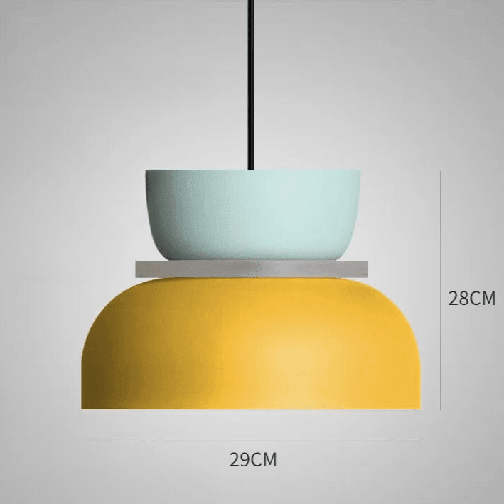 Chico Pendant Lamp Collection | Playful Nordic Colour | Pendant Light Metal LED Dining Room