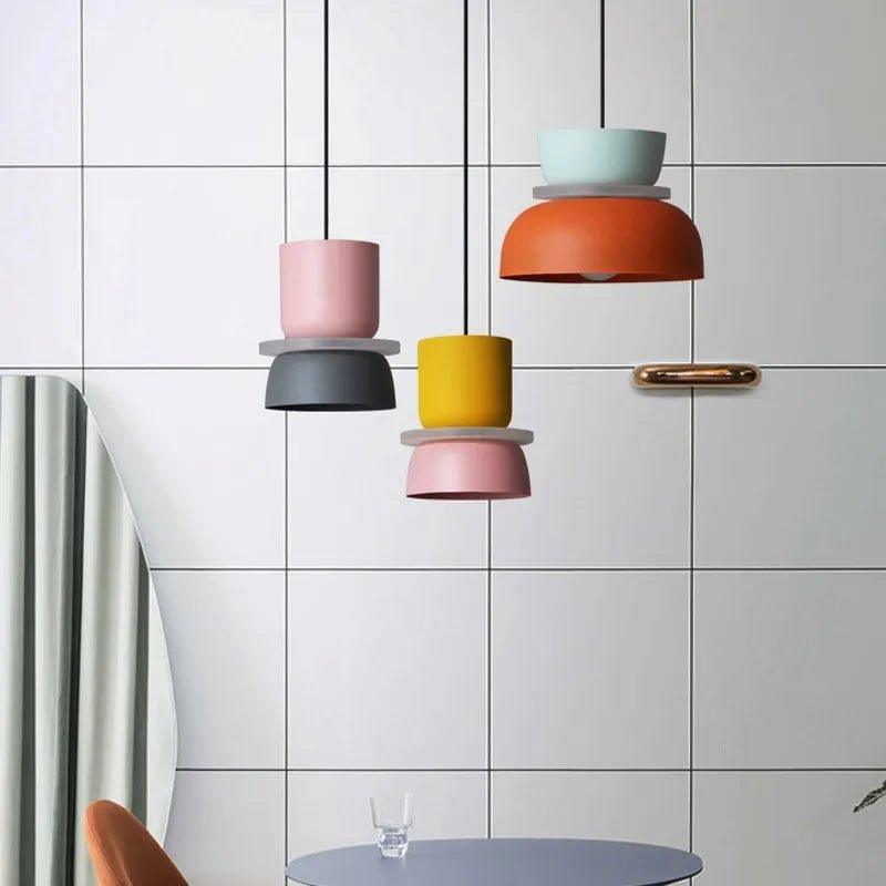 Chico Pendant Lamp Collection | Playful Nordic Colour | Pendant Light Metal LED Dining Room
