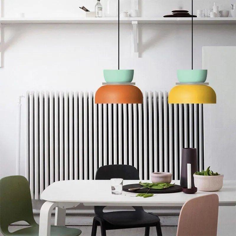 Chico Pendant Lamp Collection | Playful Nordic Colour | Pendant Light Metal LED Dining Room