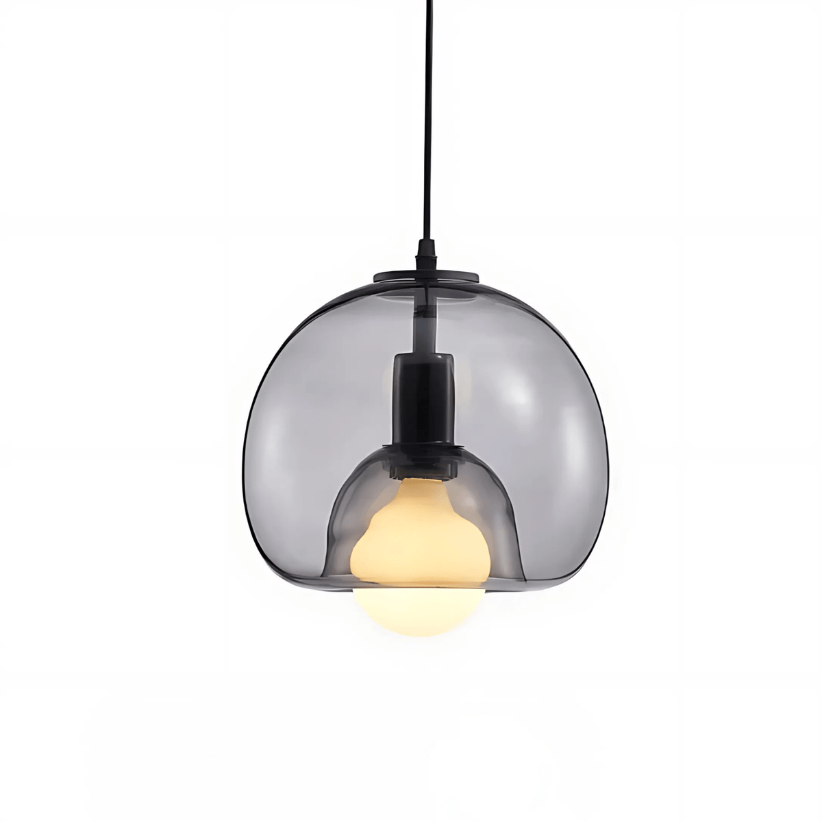 Clyde Glass Pendant Light | Modern Handblown Elegance | Dimmable Handcrafted Dining Room
