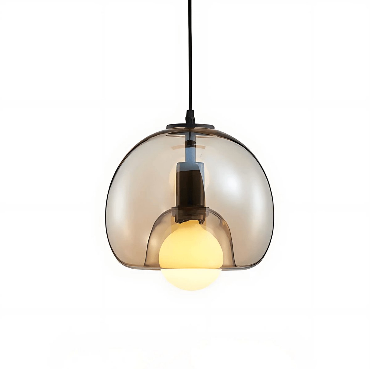 Clyde Glass Pendant Light | Modern Handblown Elegance | Dimmable Handcrafted Dining Room