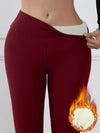 Fleece Lined Velvet Leggings