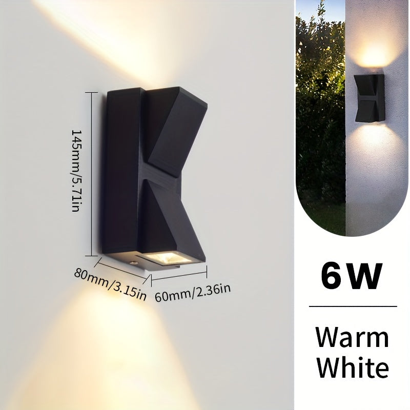 Modern LED Outdoor Wall Light | 3W / 6W Waterproof Decorative Lighting | Garden