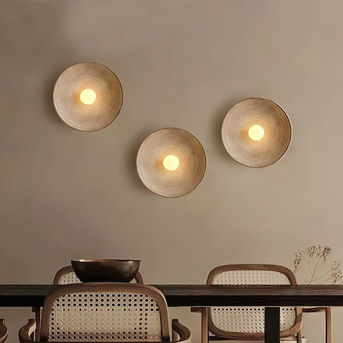 Rustic Wood Wall Sconce | Handcrafted LED Wall Light | Farmhouse Bedroom