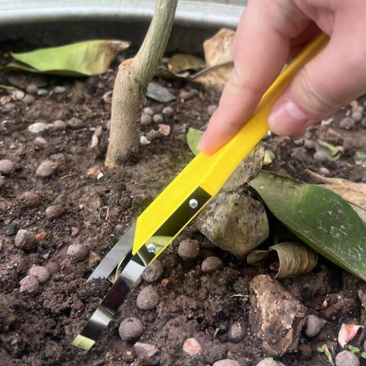 Portable Weeder Tool with Iron Loop Handle
