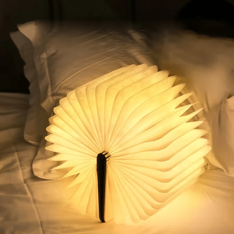 Lumibook Table Lamp | 360° Foldable Rechargeable Light | Adjustable Bedside